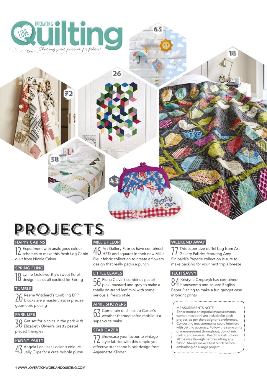 Love Patchwork & Quilting Preview Pages