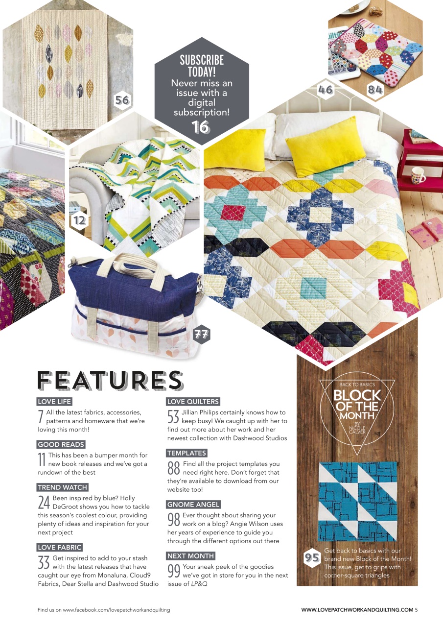 Love Patchwork & Quilting Preview Pages
