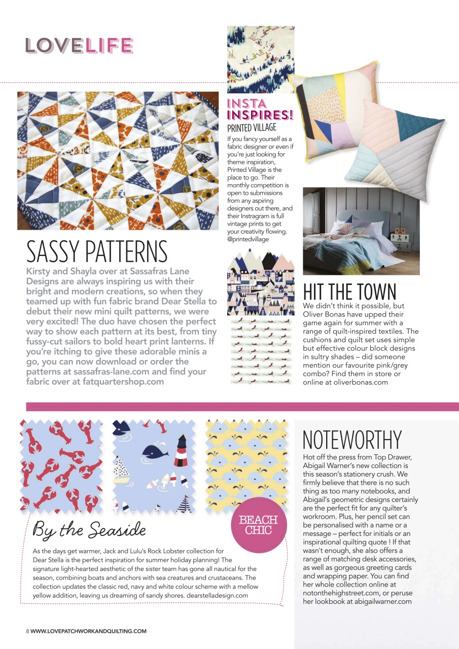 Love Patchwork & Quilting Preview Pages