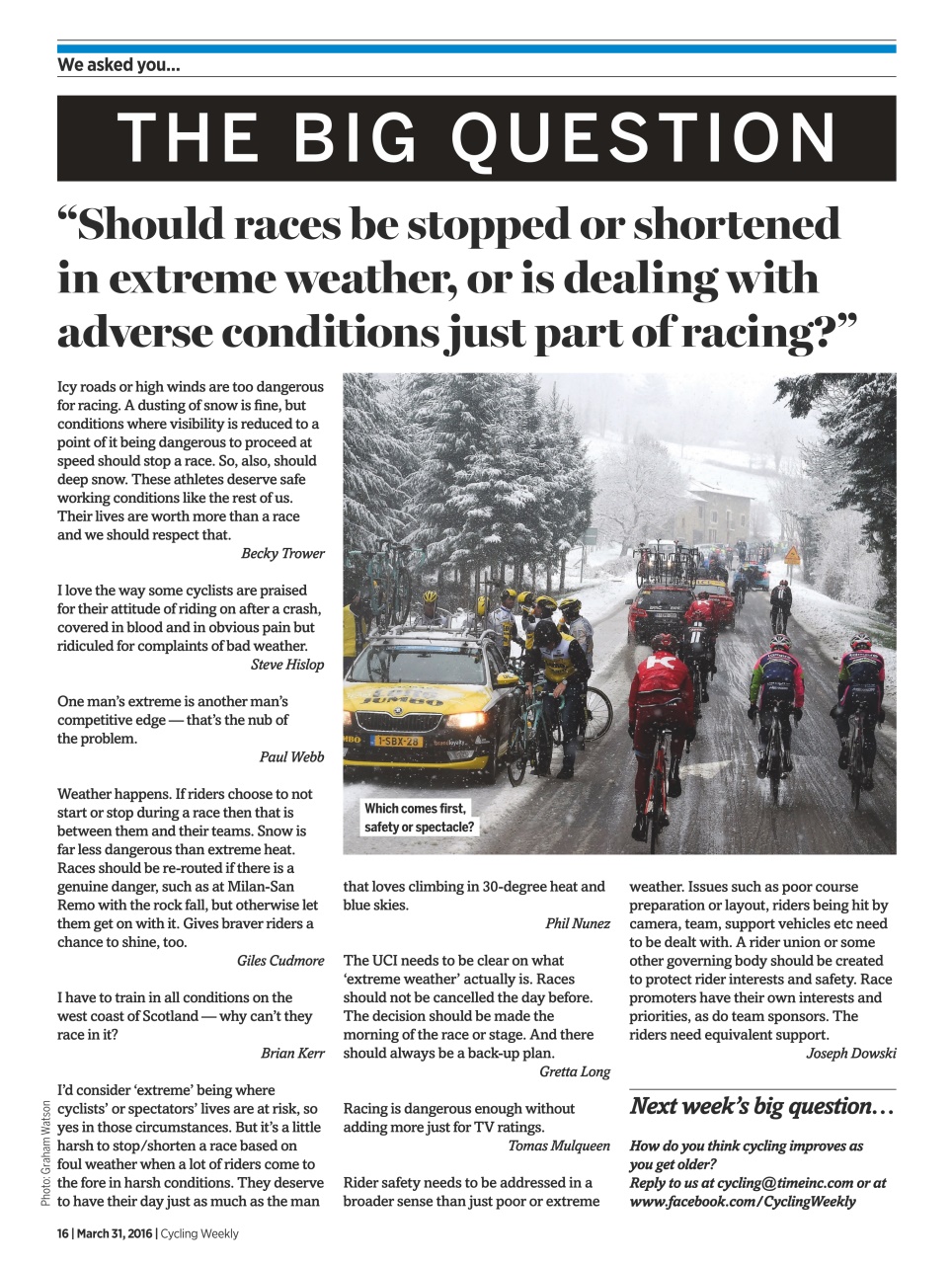 Cycling Weekly Preview Pages