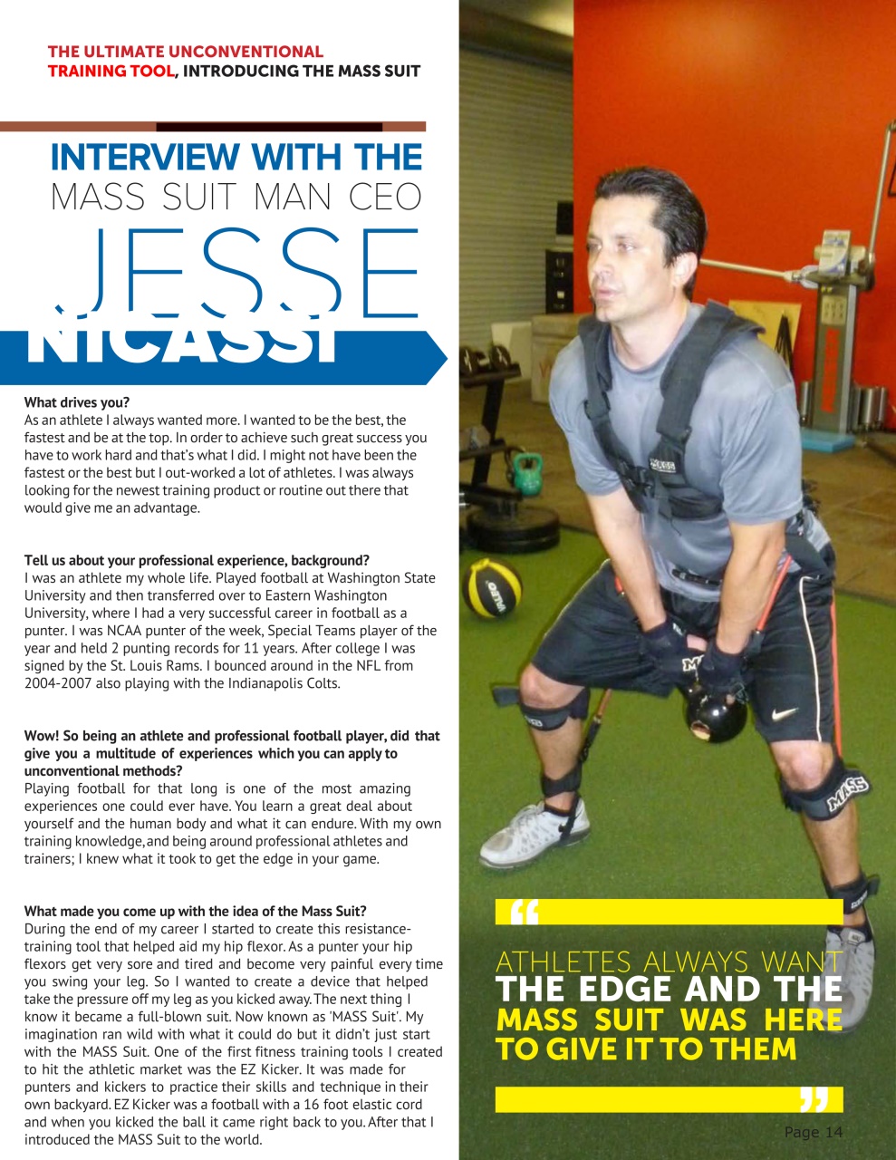 Unconventional Athletes Magazine Preview Pages