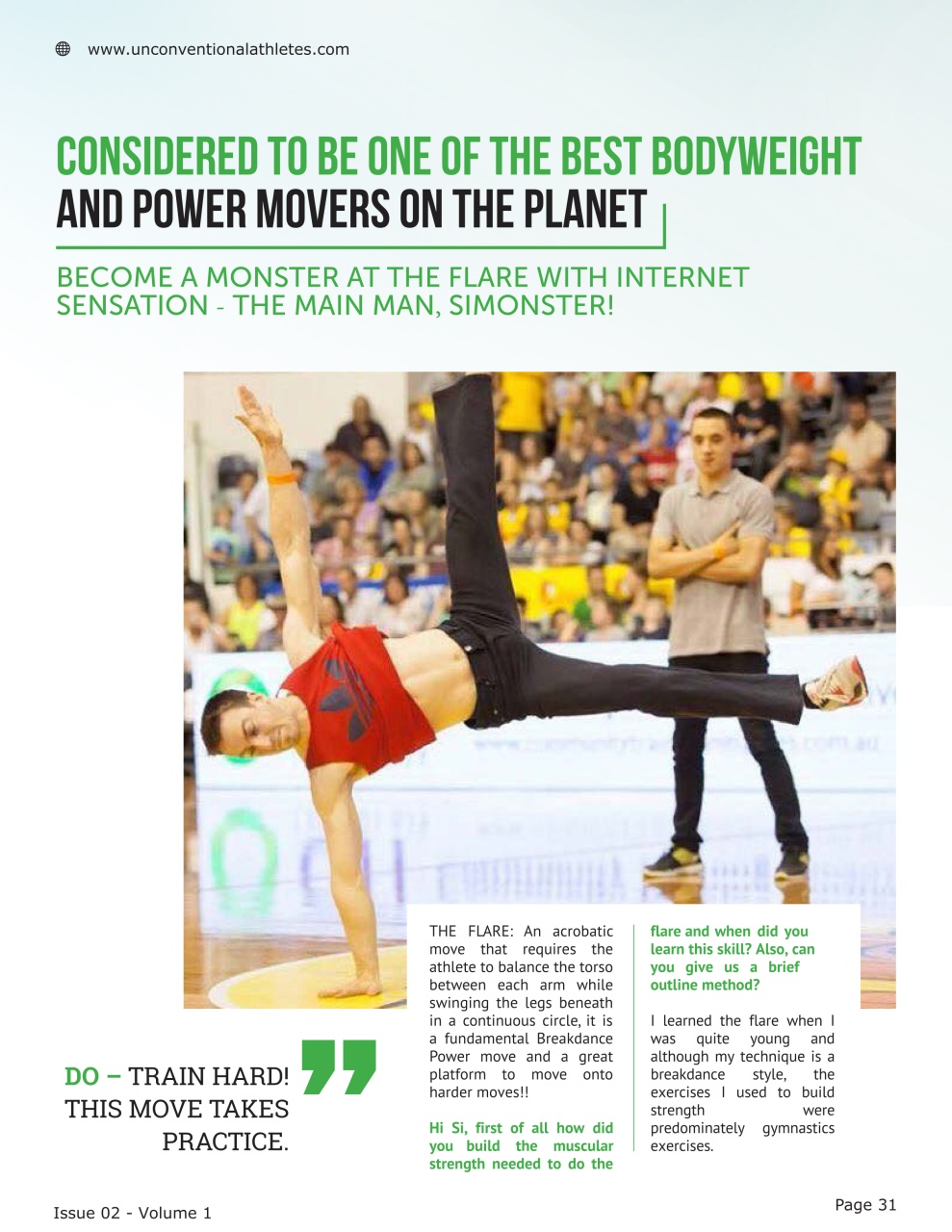 Unconventional Athletes Magazine Preview Pages
