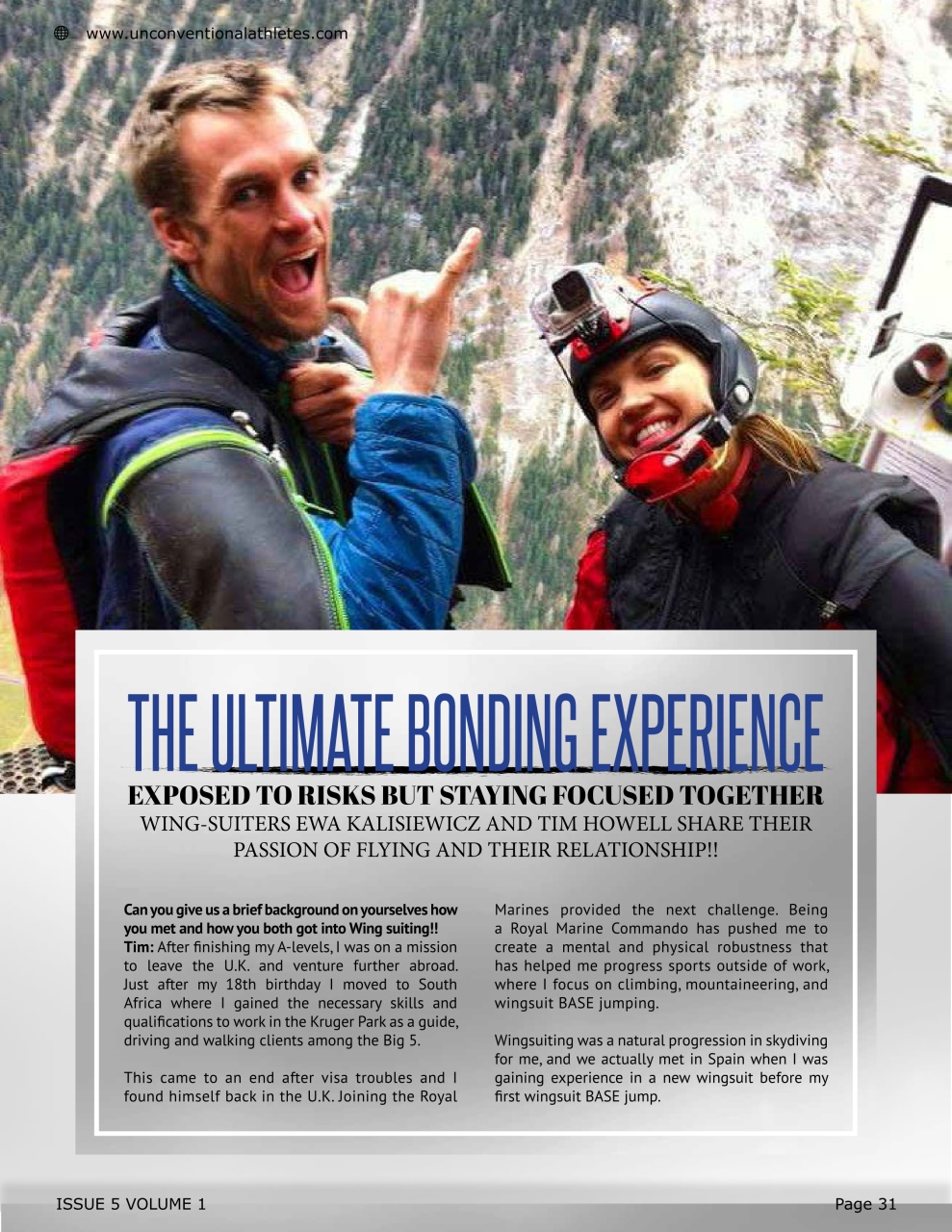 Unconventional Athletes Magazine Preview Pages