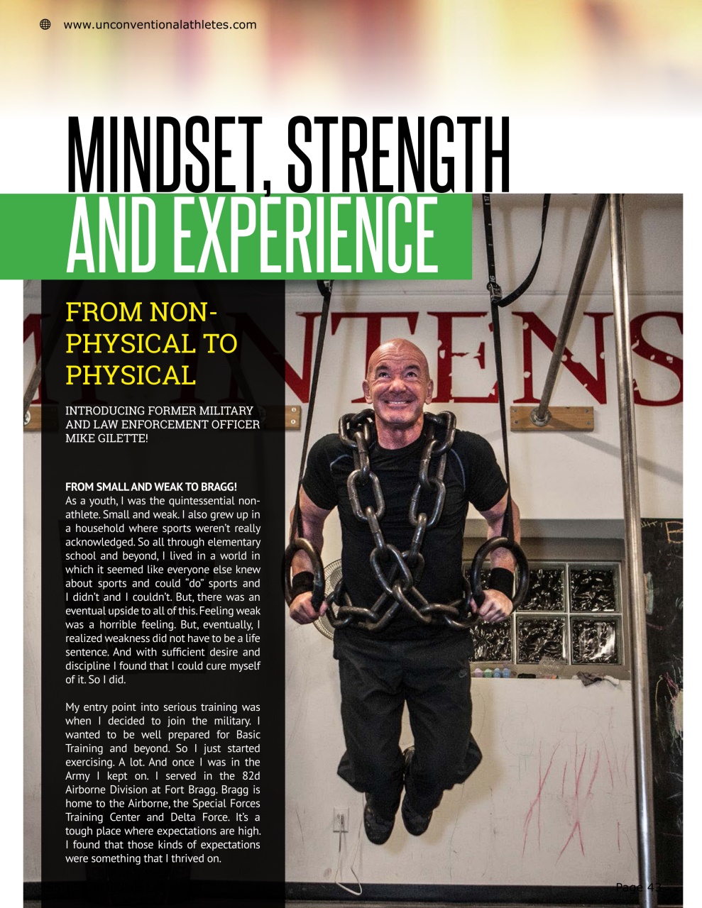 Unconventional Athletes Magazine Preview Pages