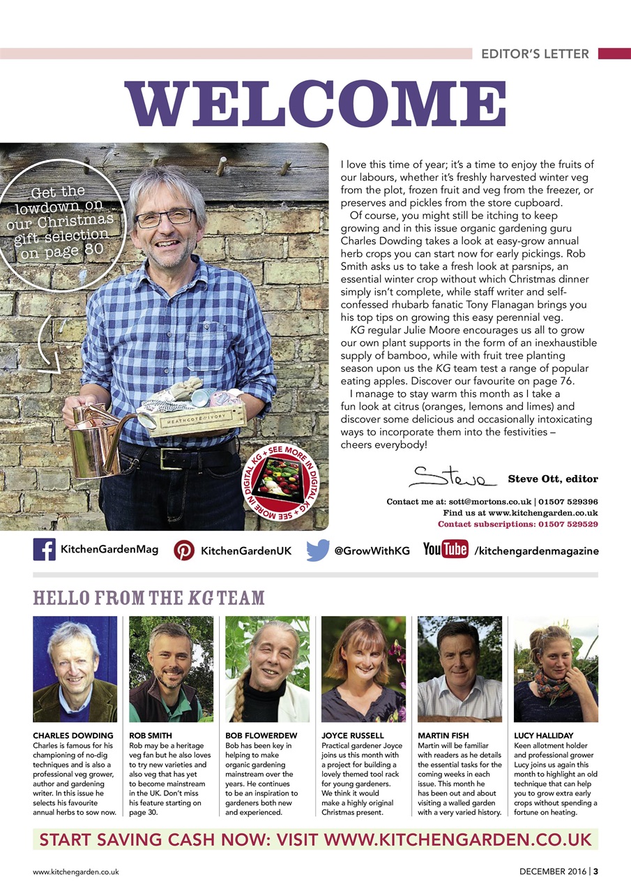 Kitchen Garden Magazine Preview Pages