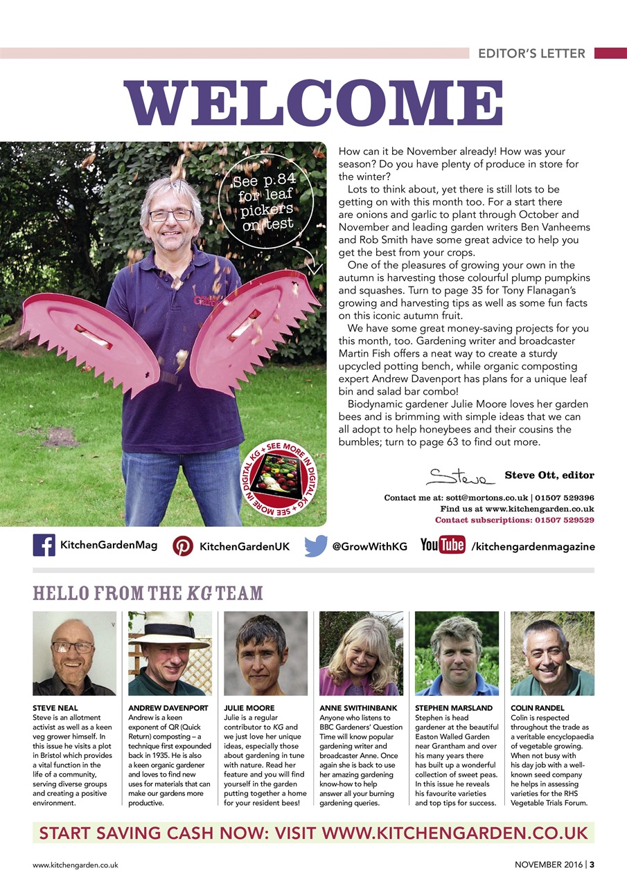 Kitchen Garden Magazine Preview Pages