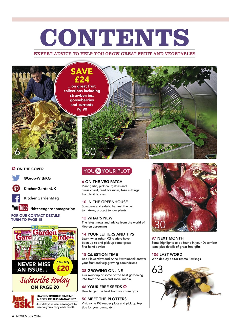 Kitchen Garden Magazine Preview Pages