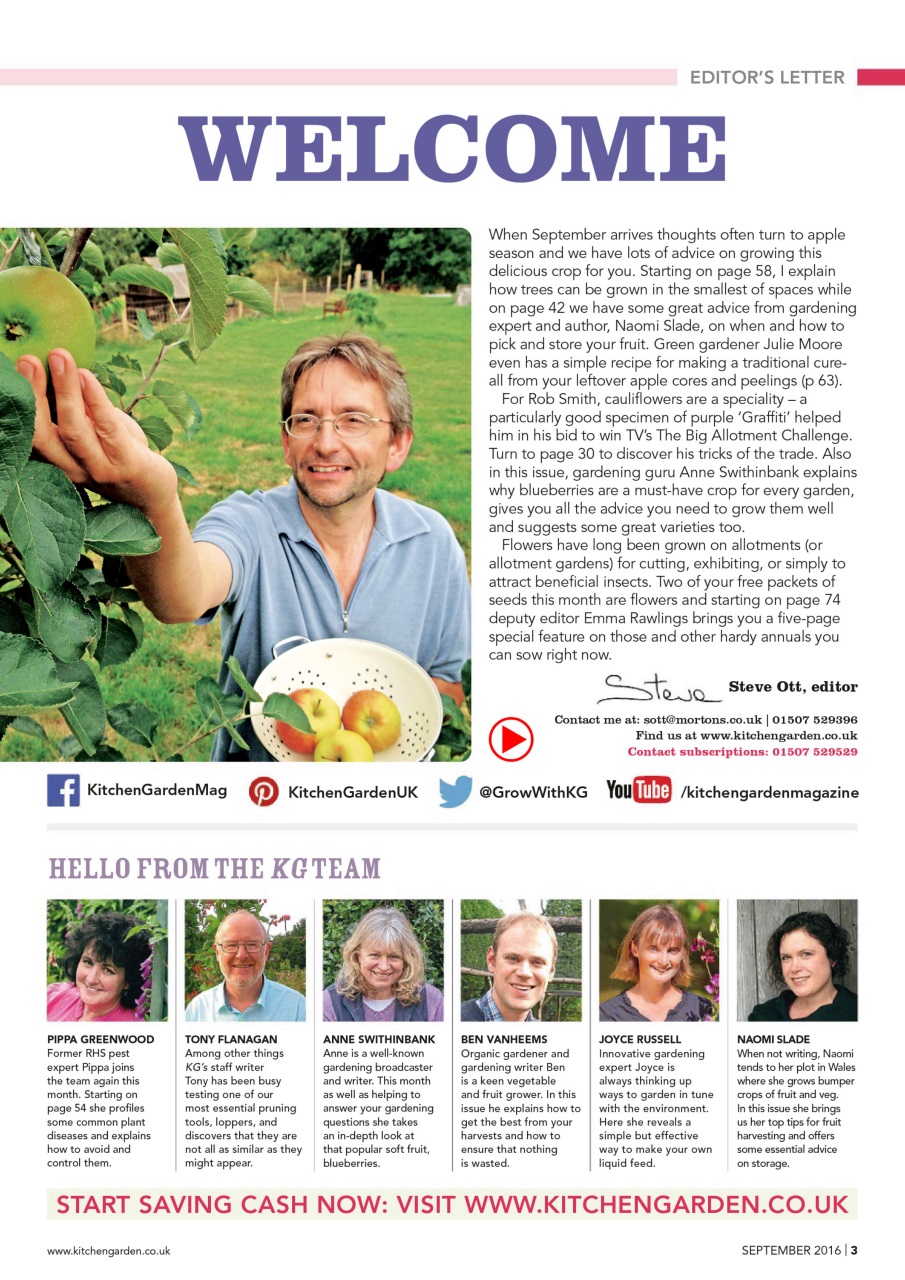 Kitchen Garden Magazine Preview Pages