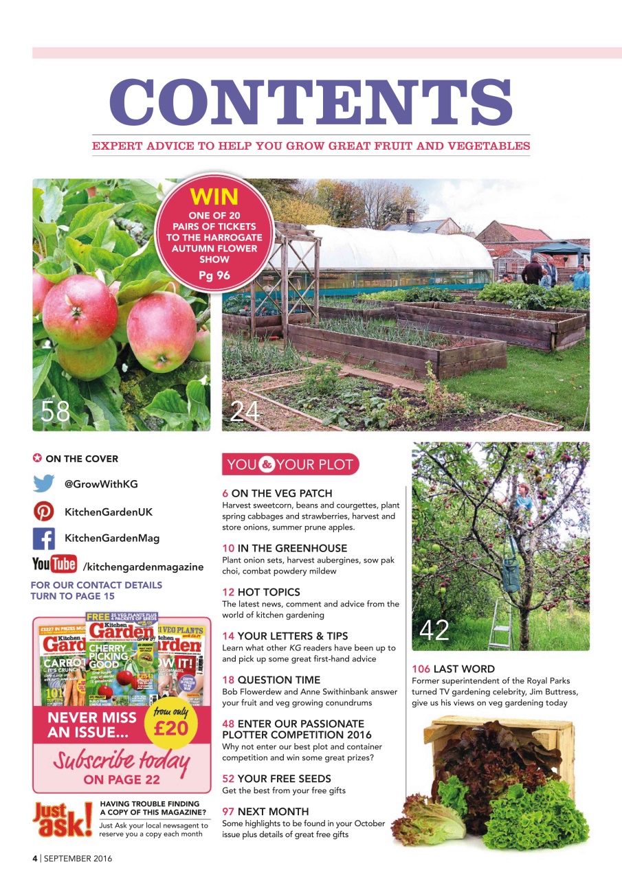 Kitchen Garden Magazine Preview Pages
