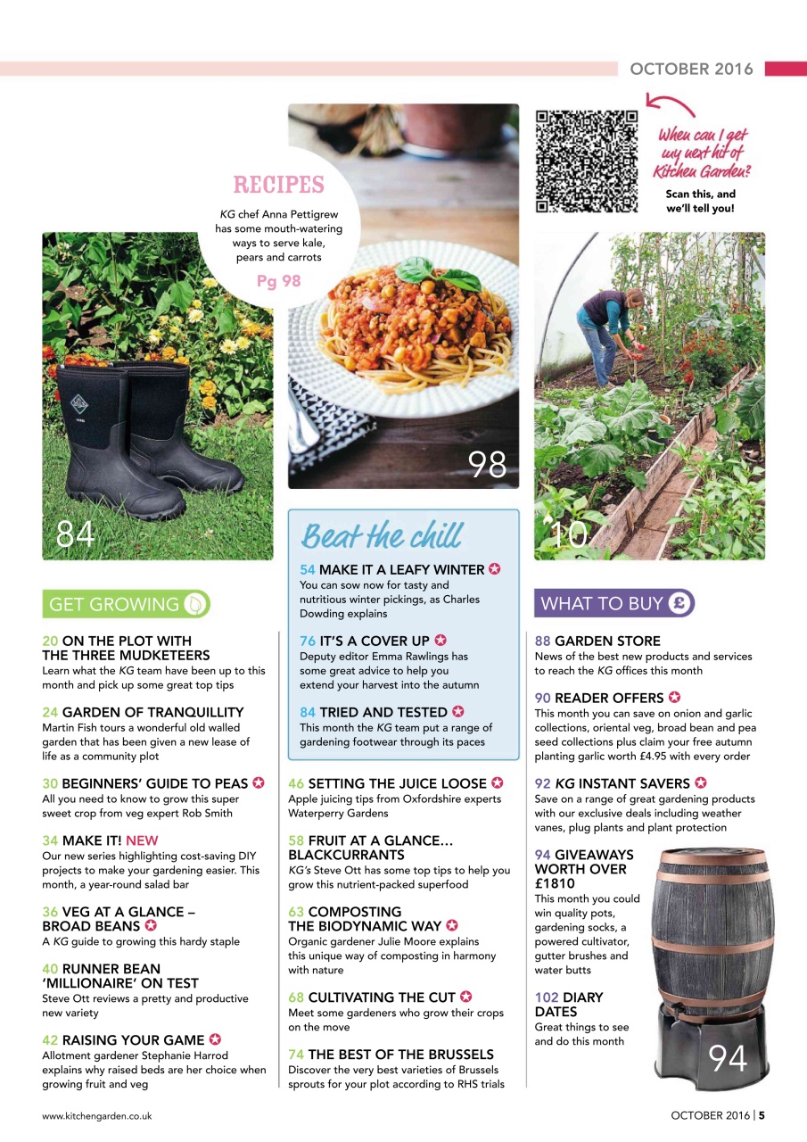 Kitchen Garden Magazine Preview Pages