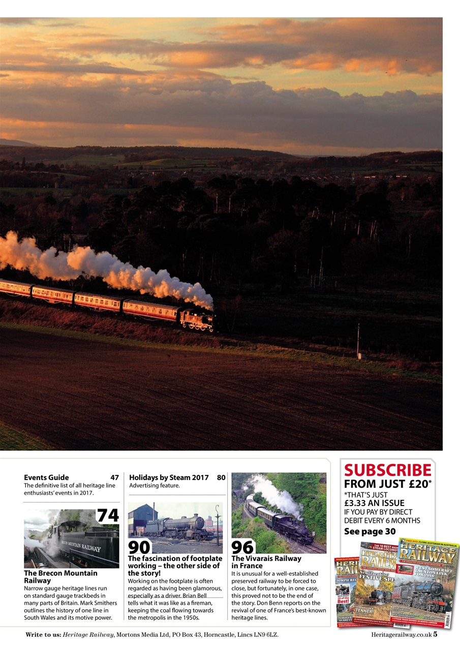 Heritage Railway Preview Pages