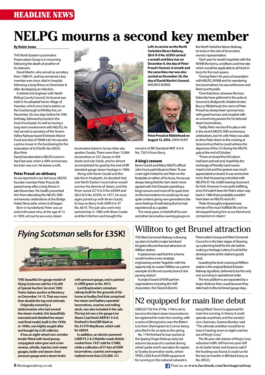Heritage Railway Preview Pages