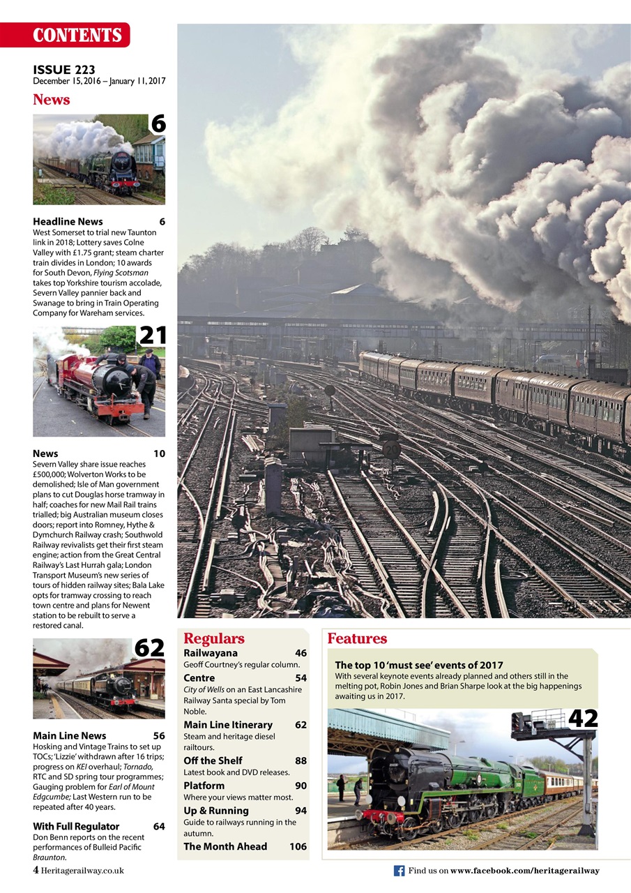 Heritage Railway Preview Pages