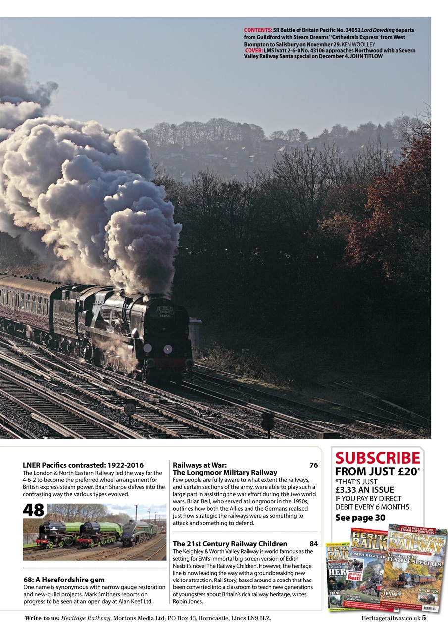 Heritage Railway Preview Pages