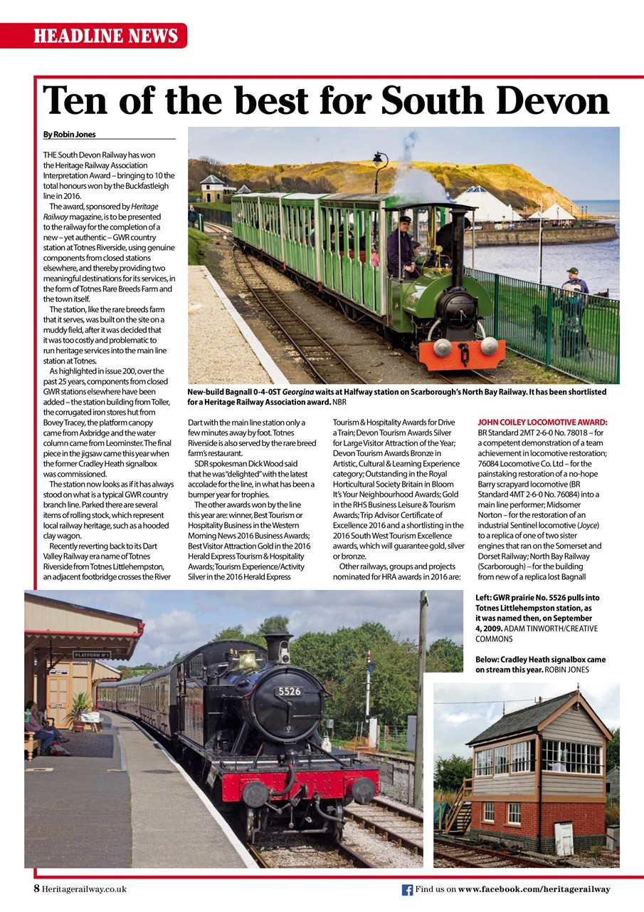 Heritage Railway Preview Pages