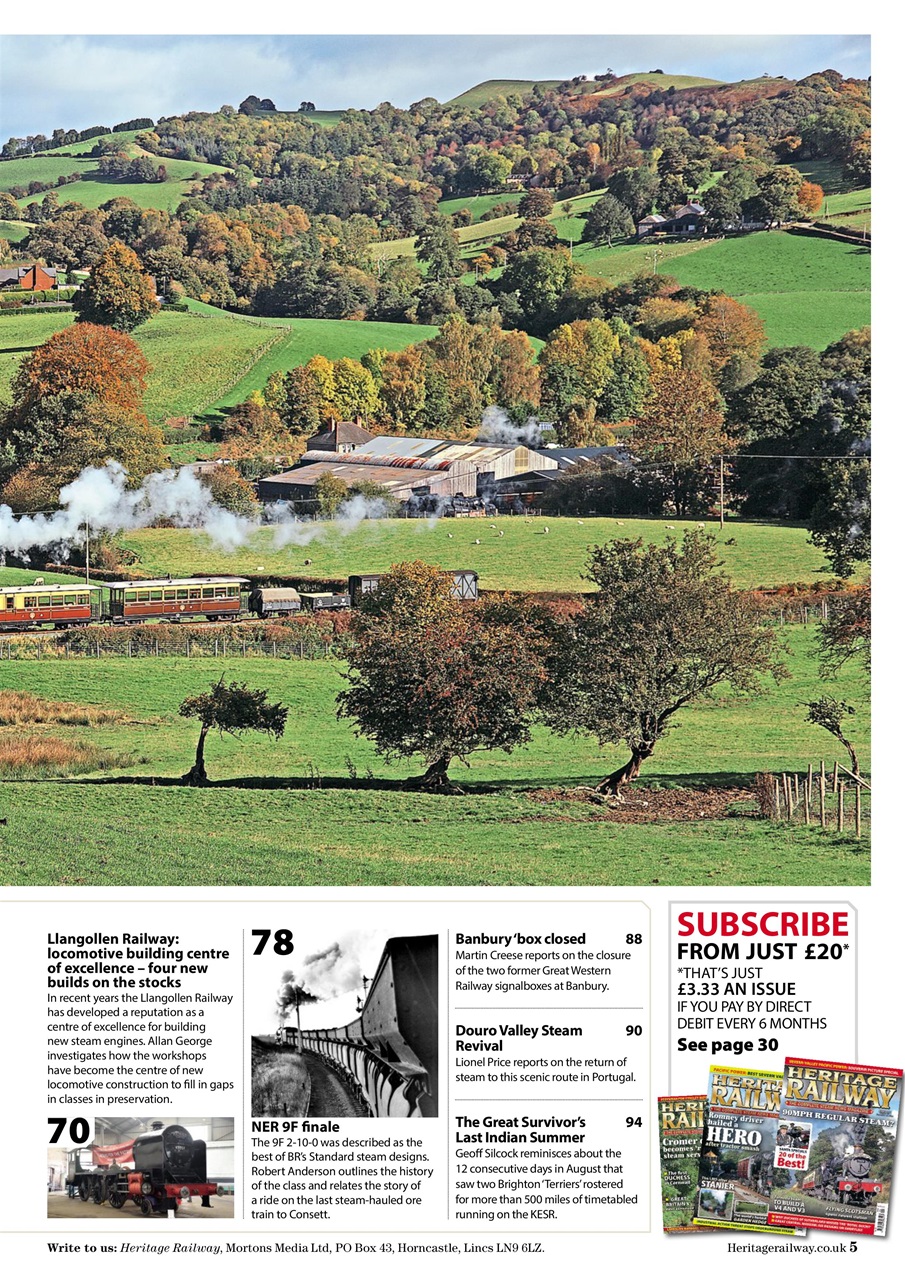 Heritage Railway Preview Pages