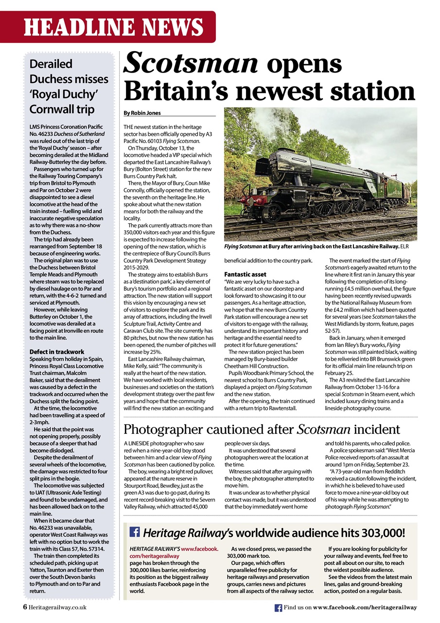 Heritage Railway Preview Pages