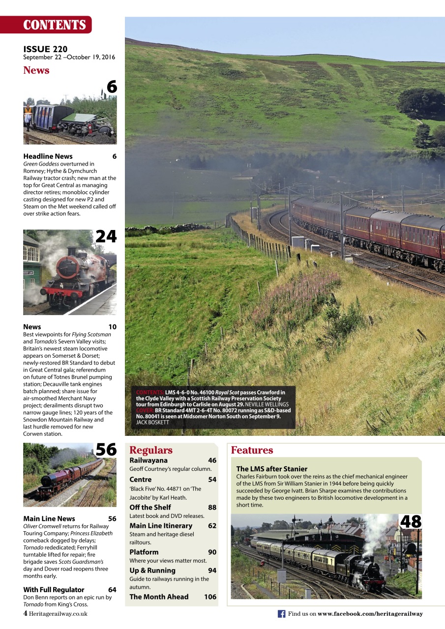Heritage Railway Preview Pages