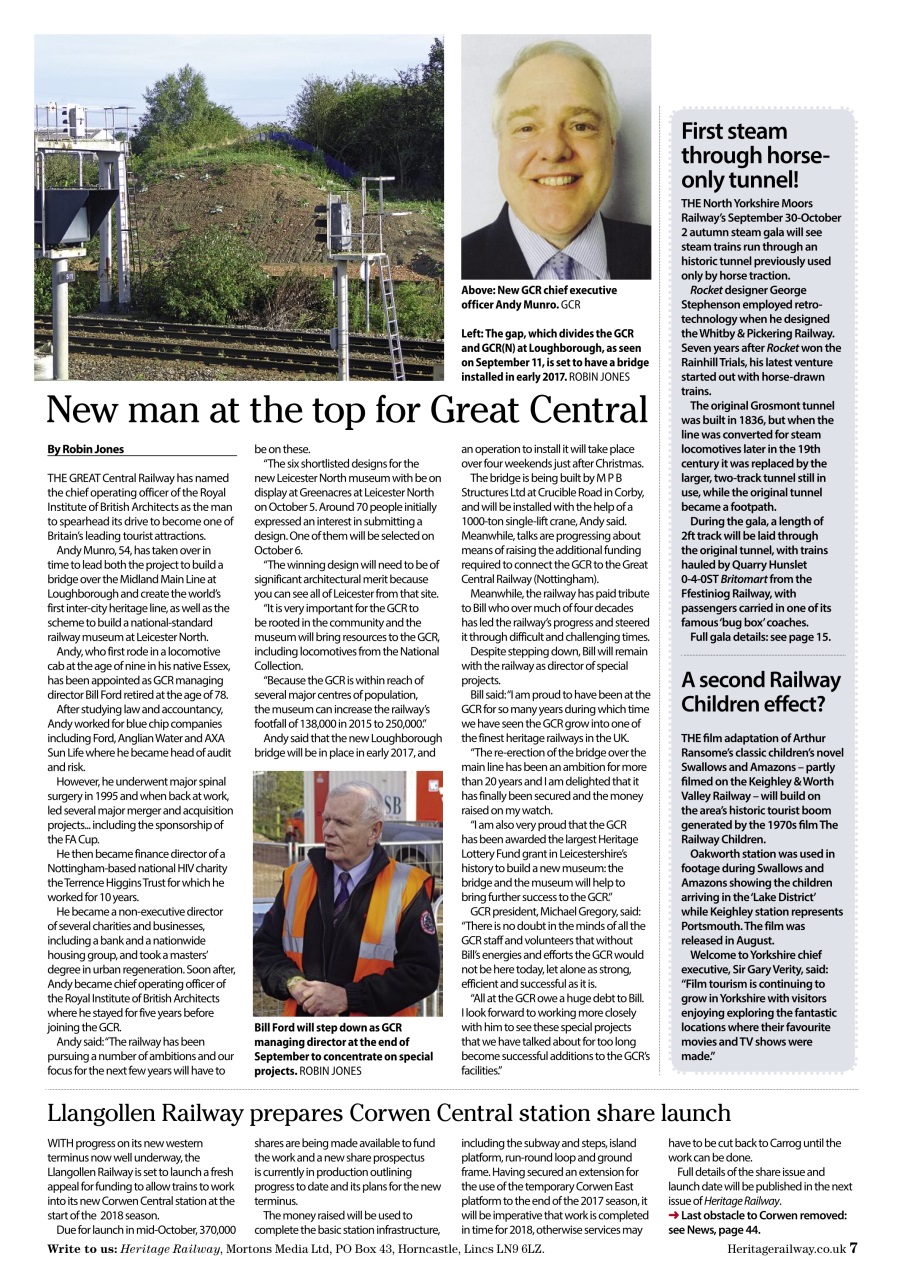 Heritage Railway Preview Pages