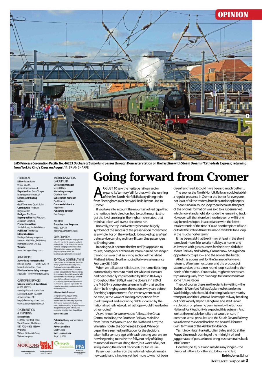 Heritage Railway Preview Pages