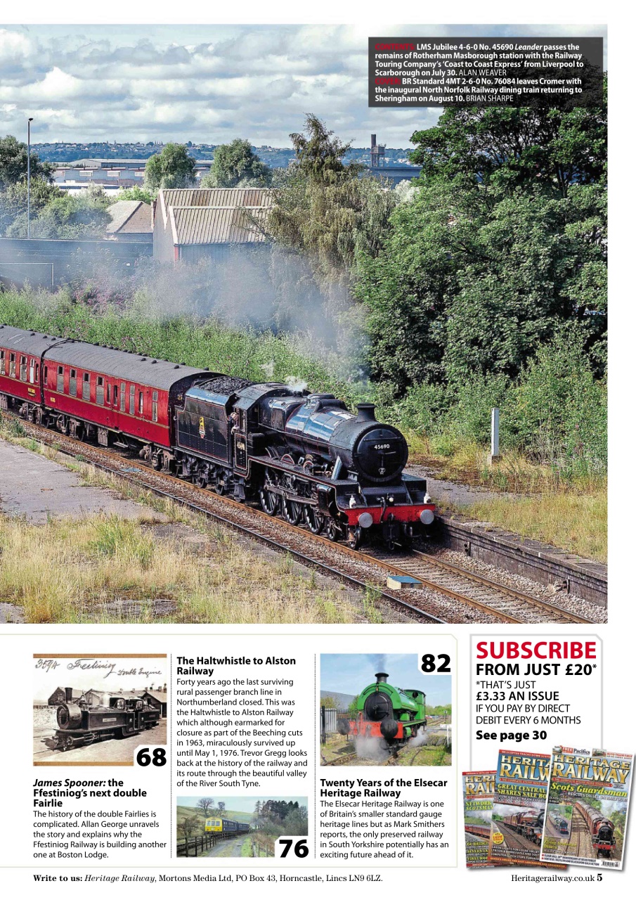Heritage Railway Preview Pages