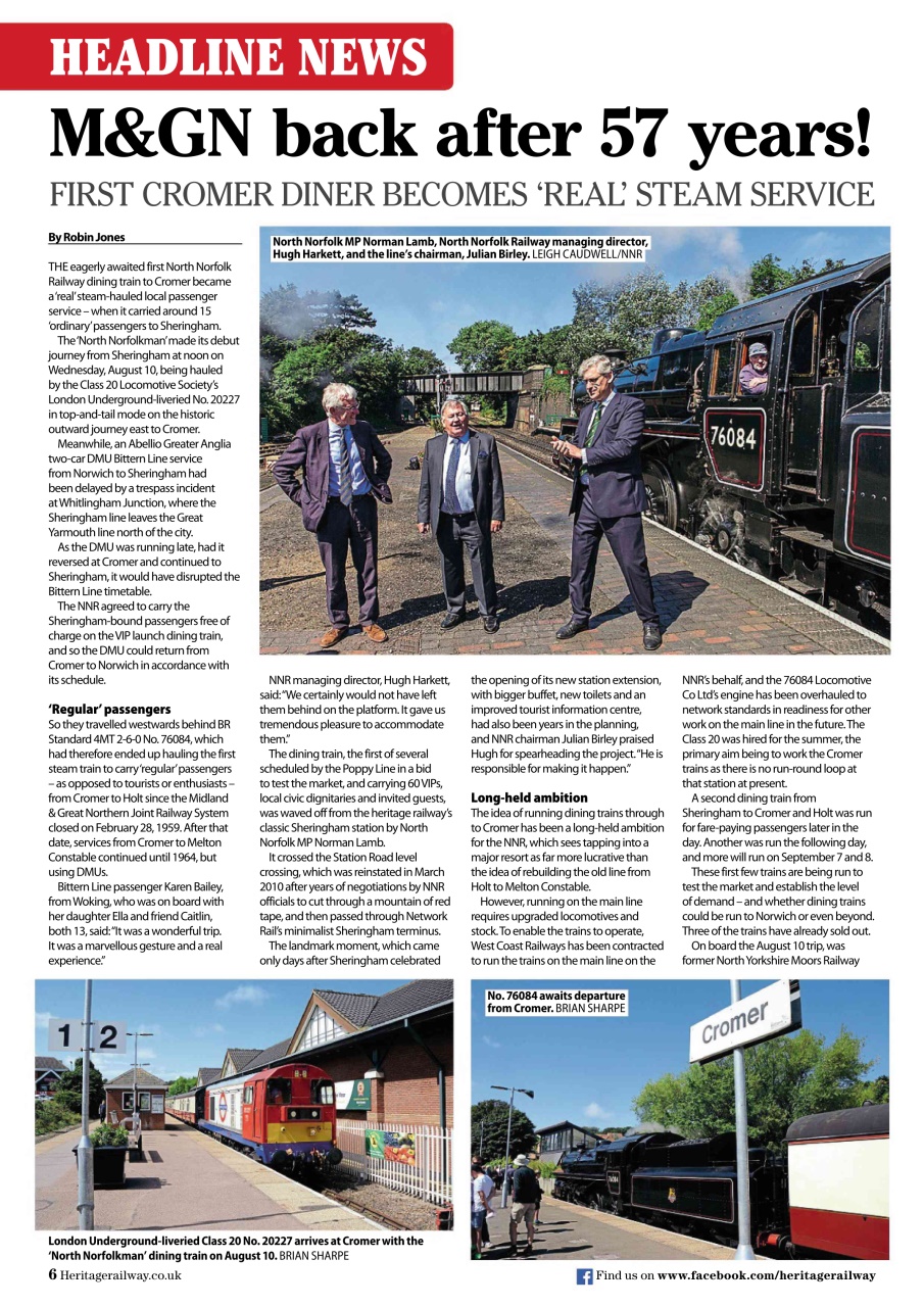 Heritage Railway Preview Pages
