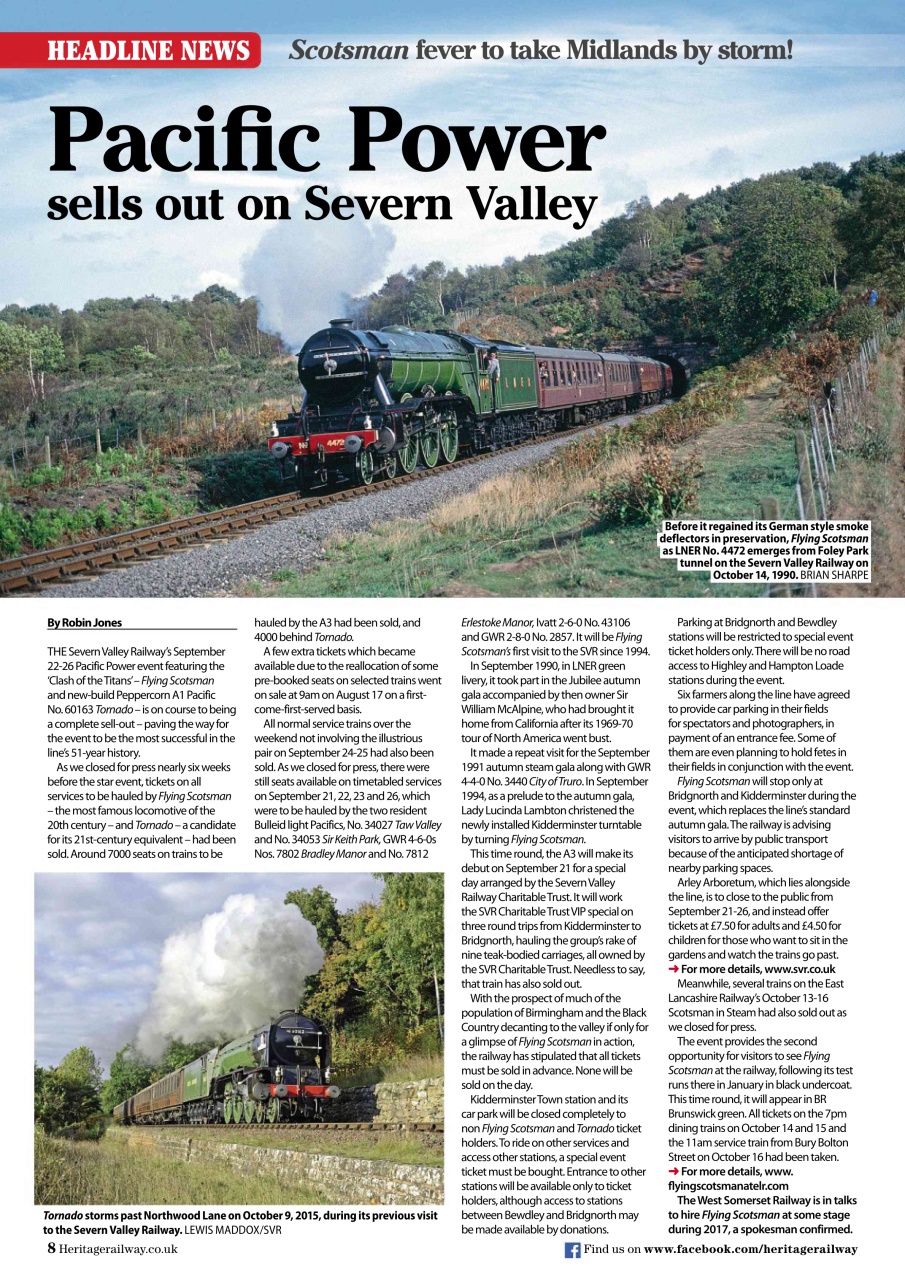 Heritage Railway Preview Pages