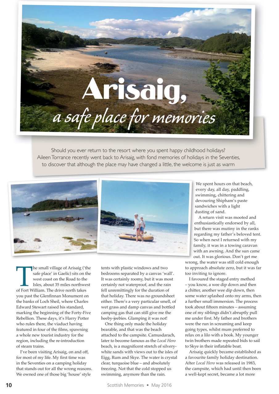 Scottish Memories Preview Pages