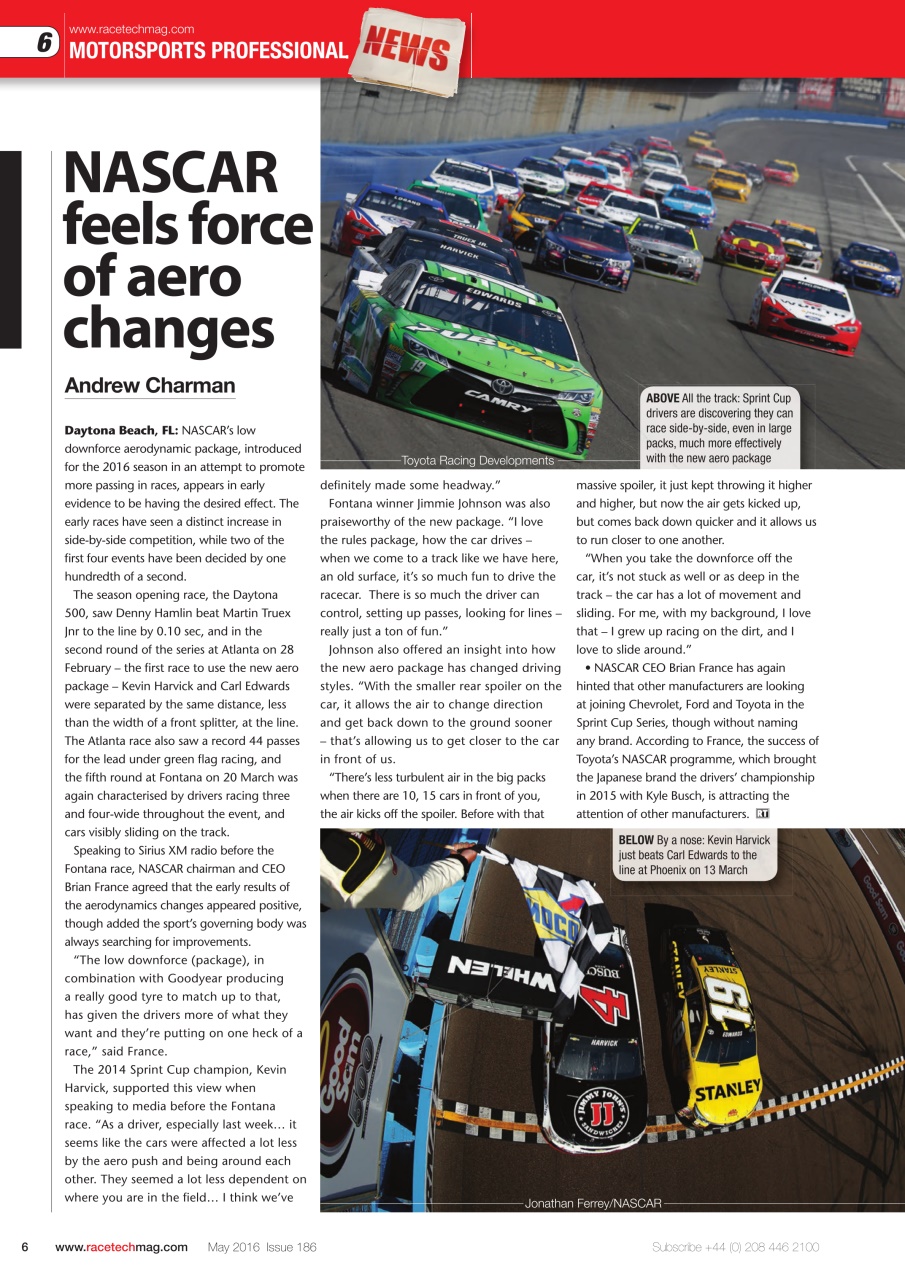 Race Tech Preview Pages