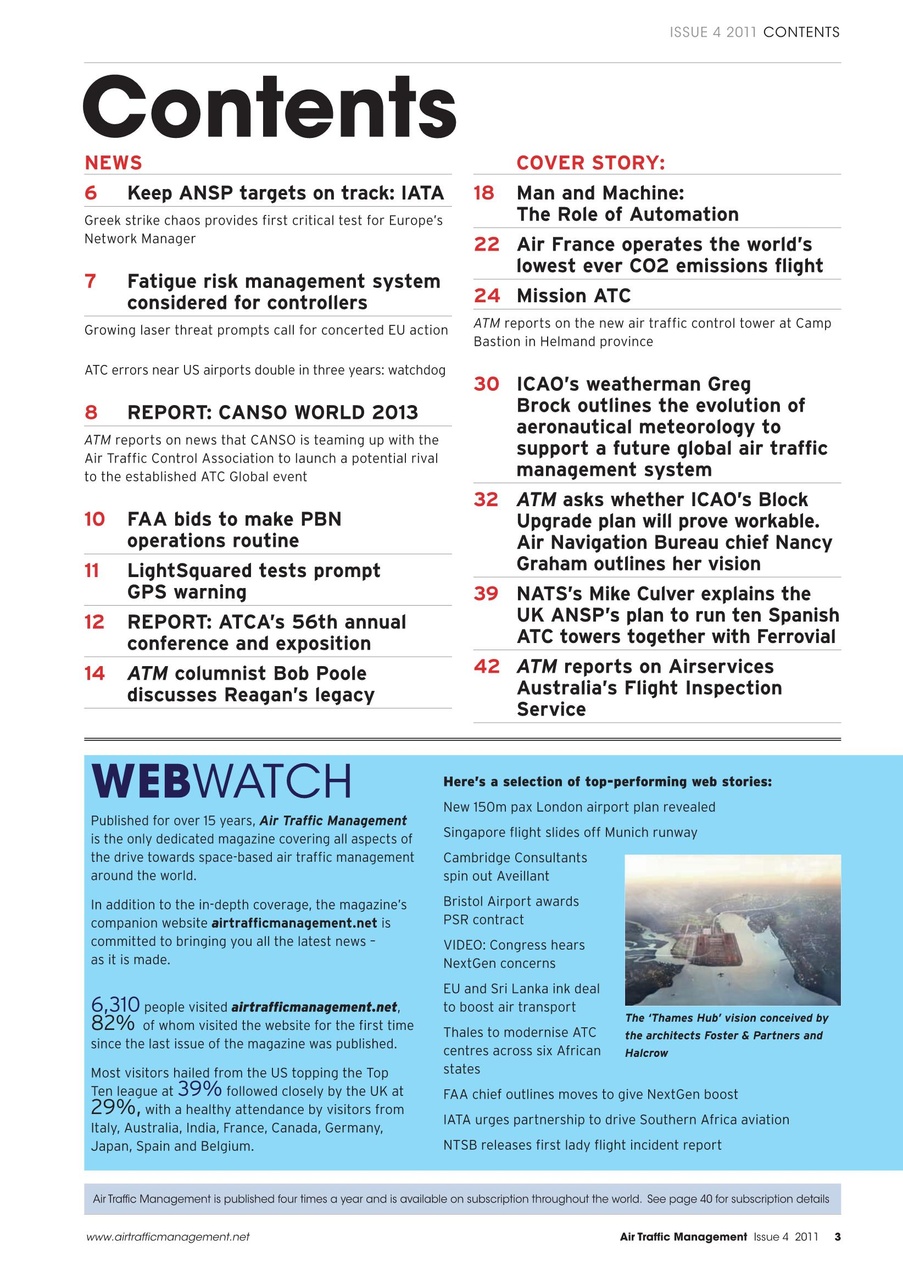 Air Traffic Management Preview Pages