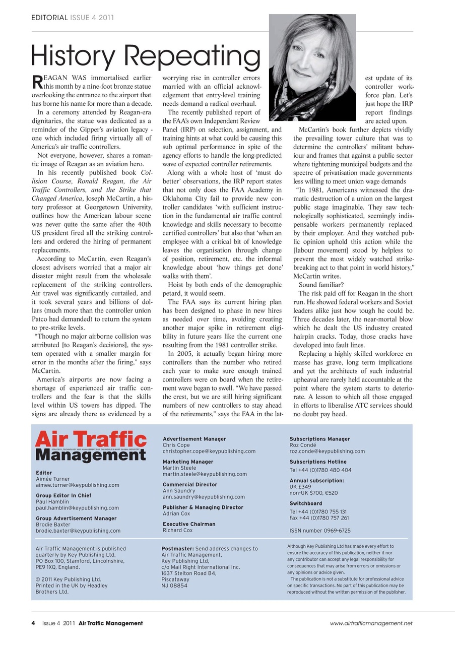 Air Traffic Management Preview Pages