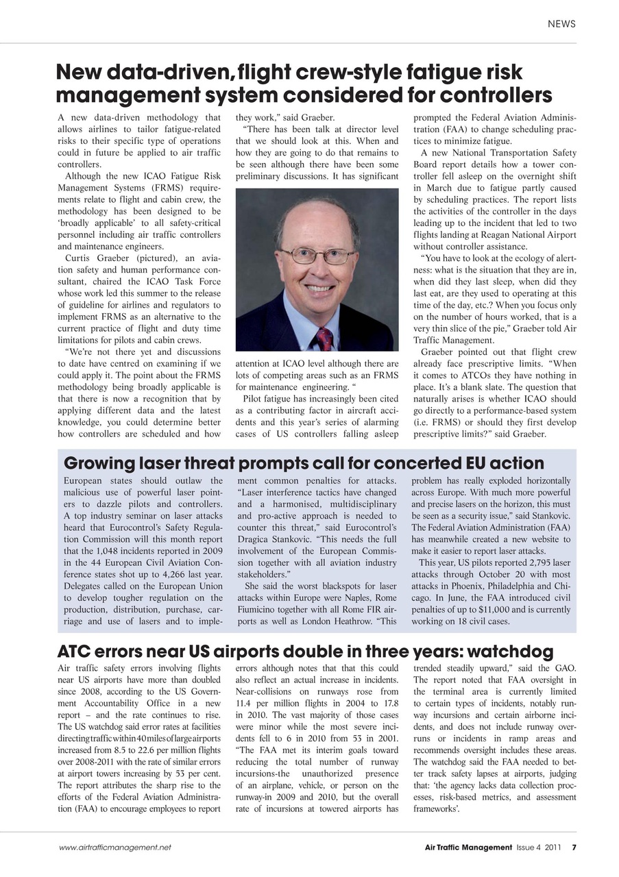 Air Traffic Management Preview Pages