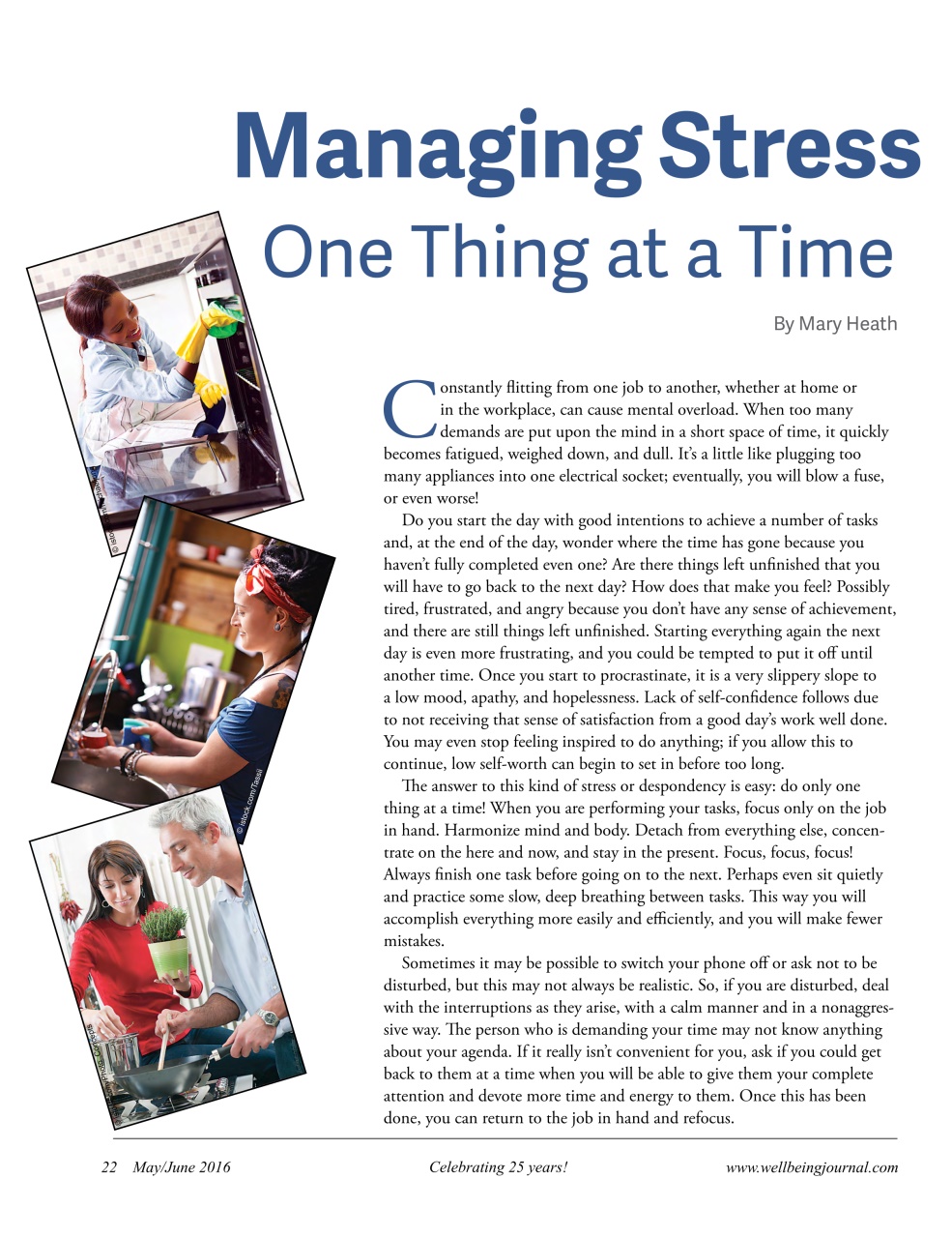 Well Being Journal Preview Pages