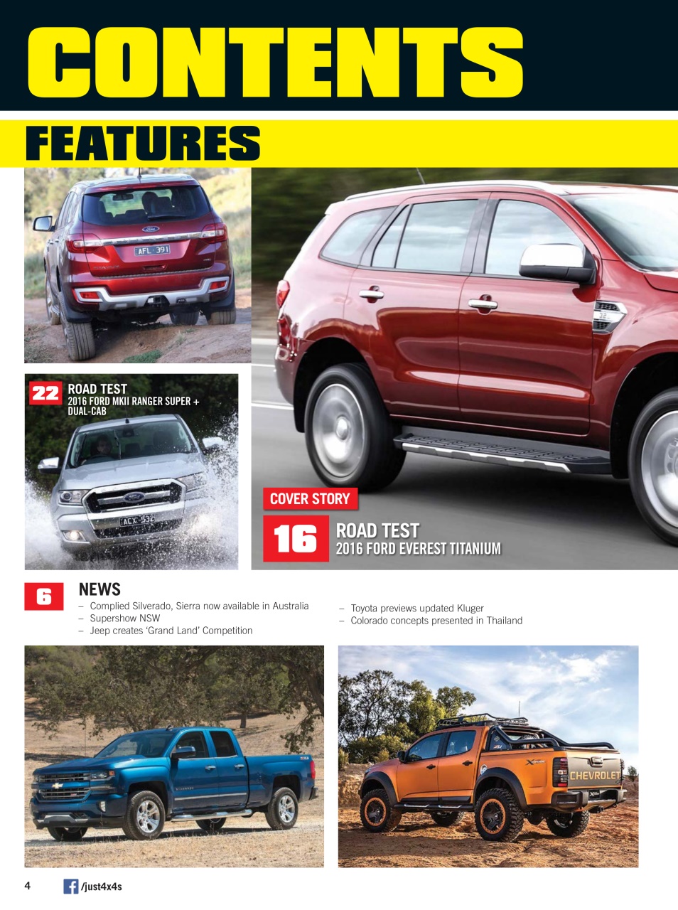 JUST 4X4S Preview Pages