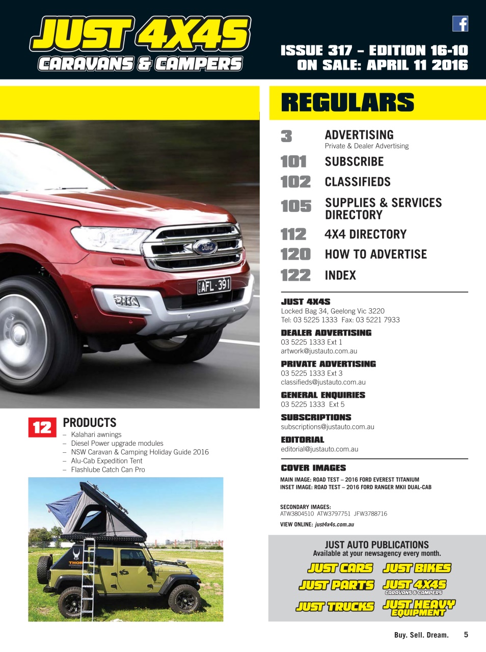 JUST 4X4S Preview Pages