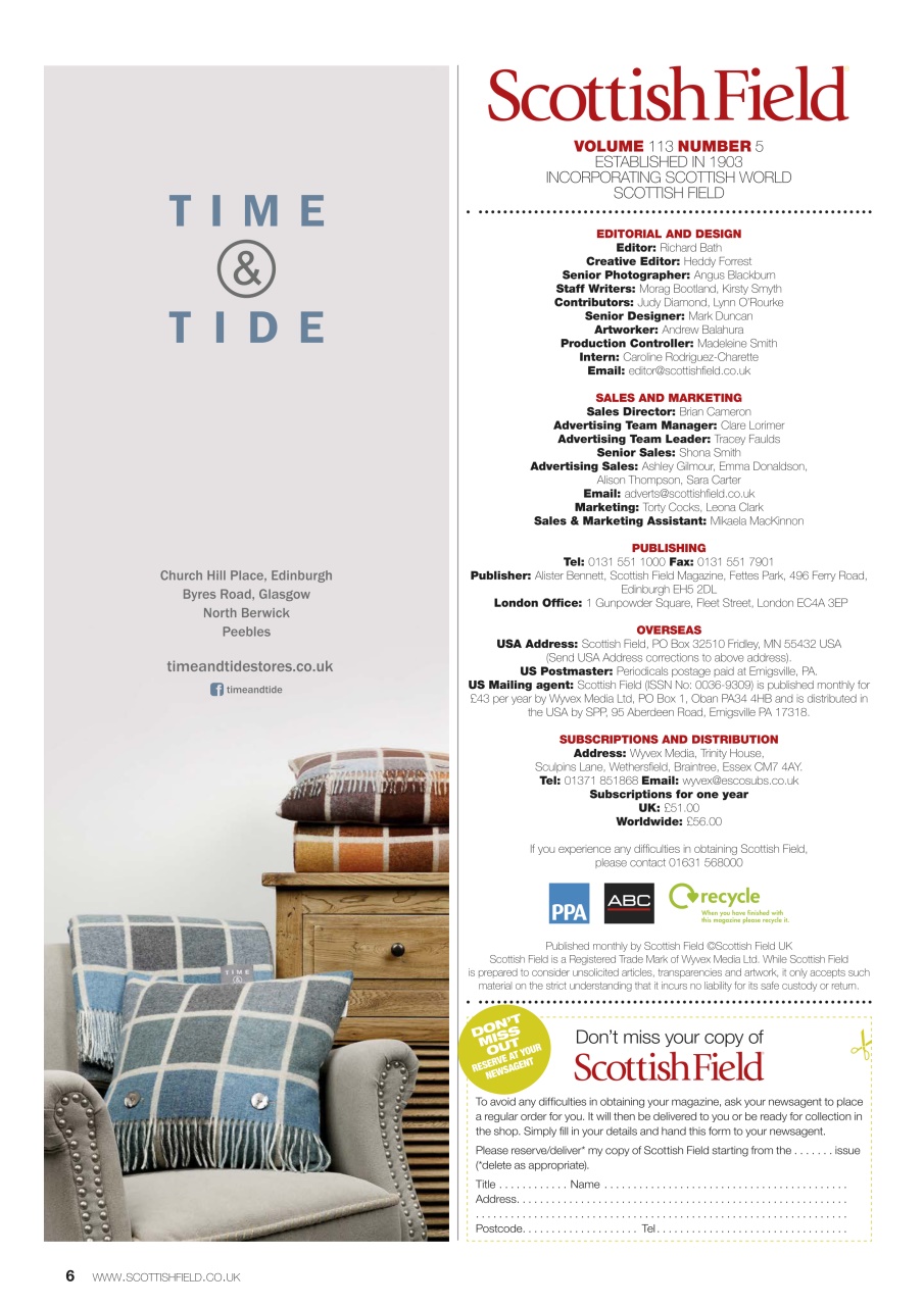 Scottish Field Preview Pages