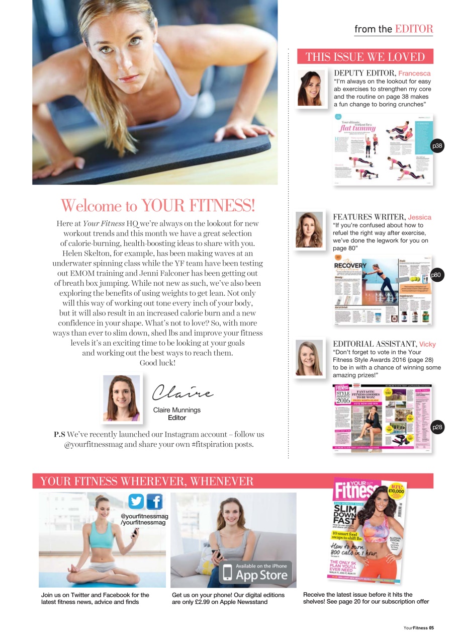 Health & Wellbeing Preview Pages