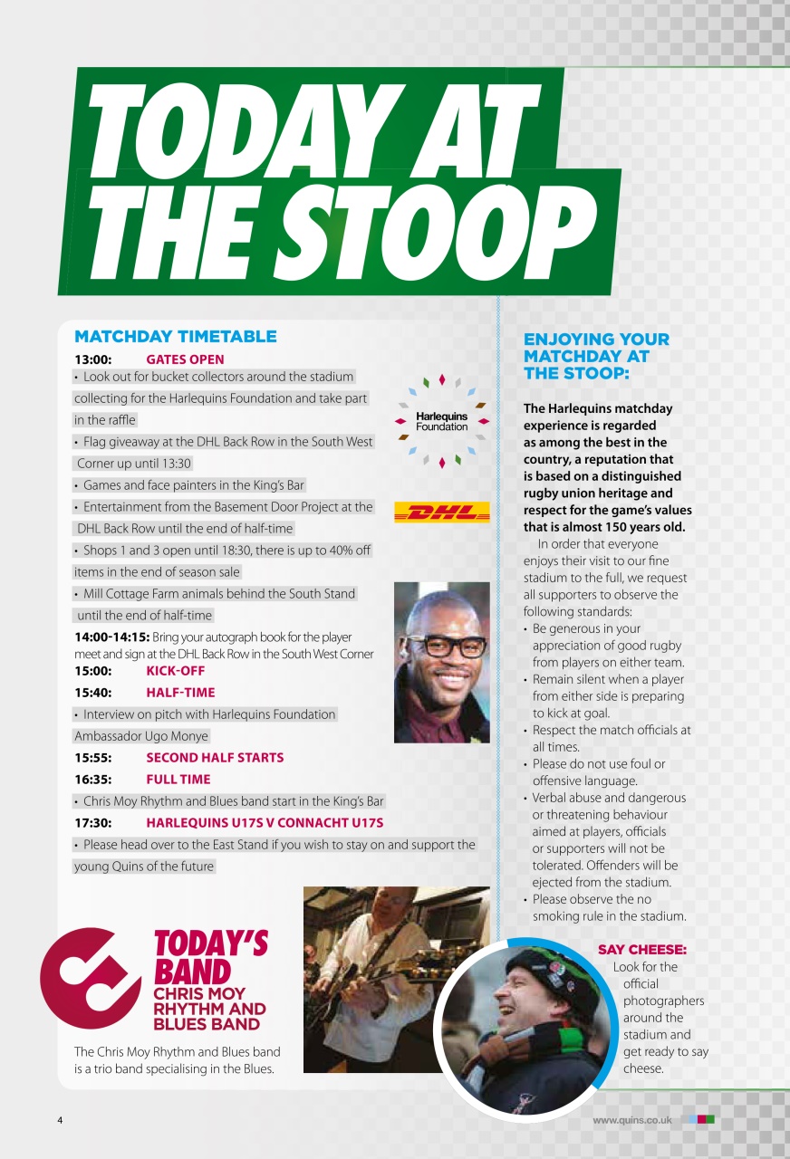 Harlequins Preview Pages