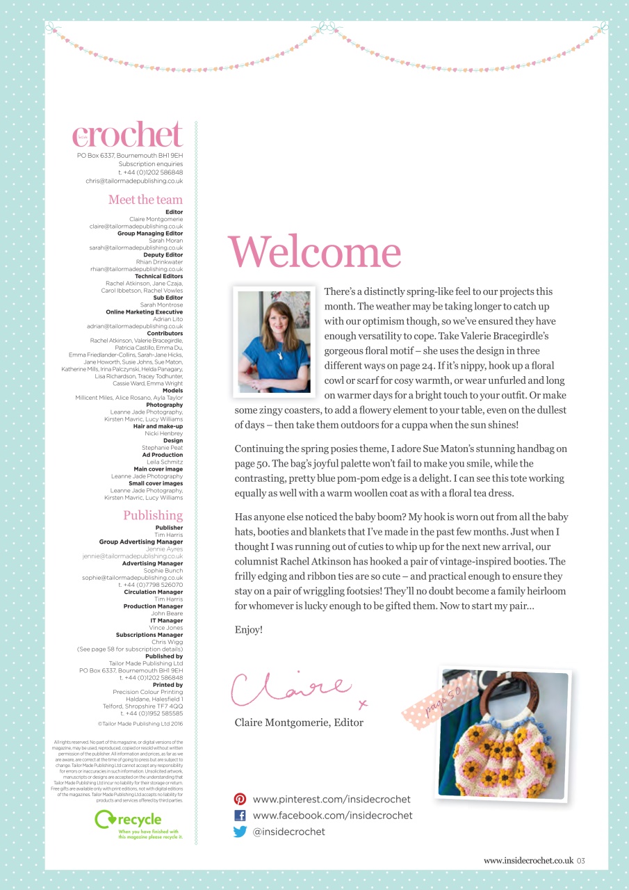 Inside Crochet Preview Pages