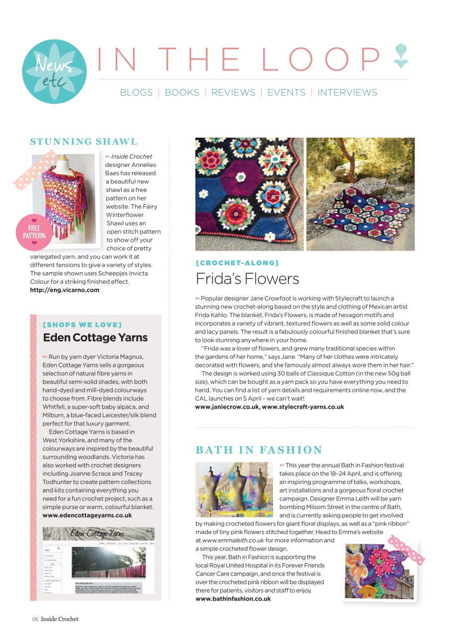 Inside Crochet Preview Pages