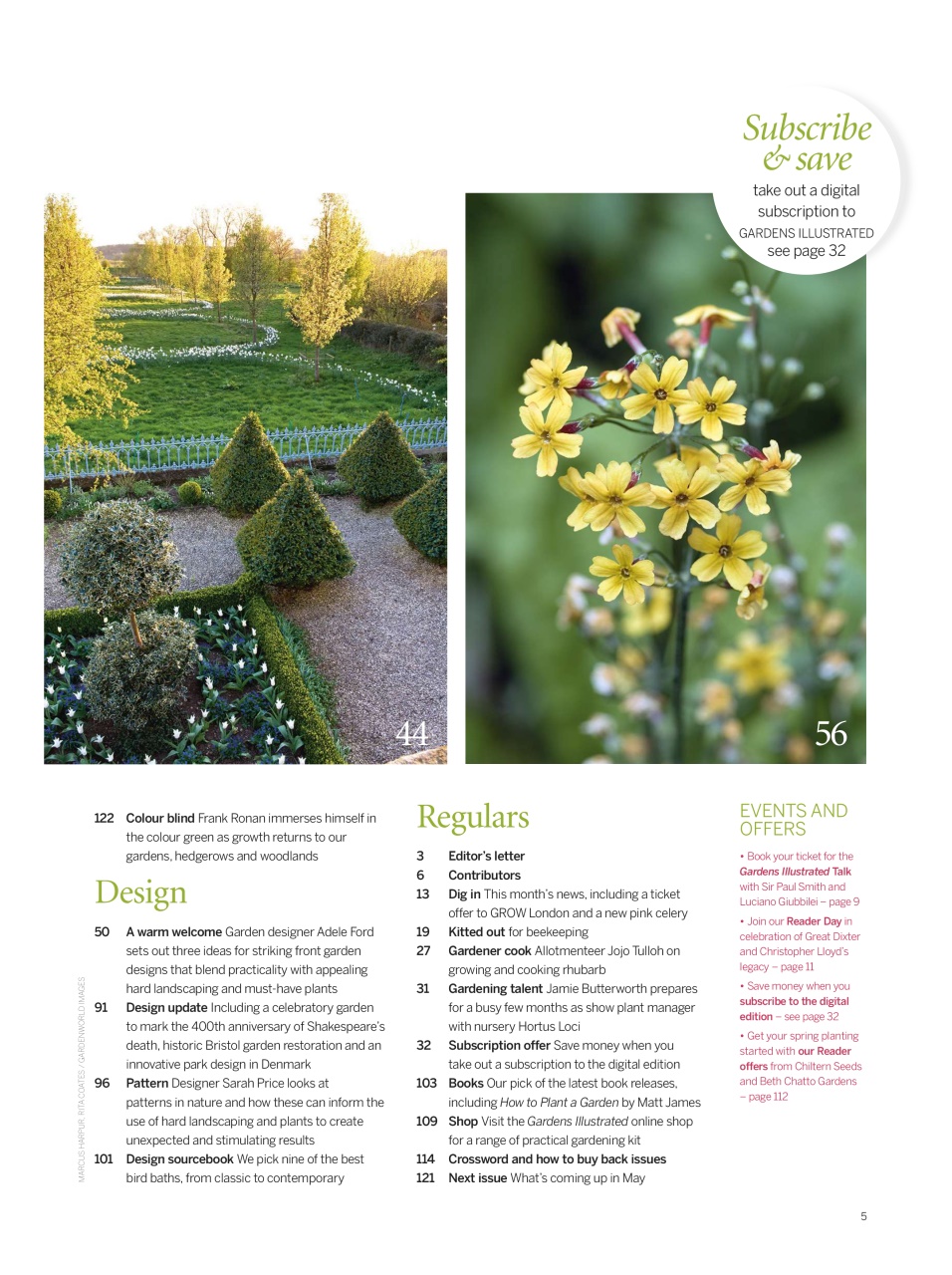 Gardens Illustrated Preview Pages