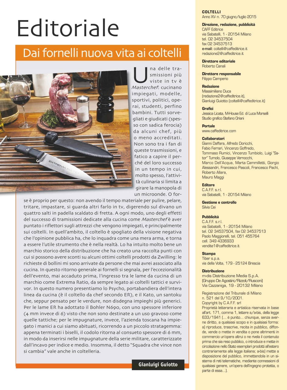 COLTELLI Preview Pages