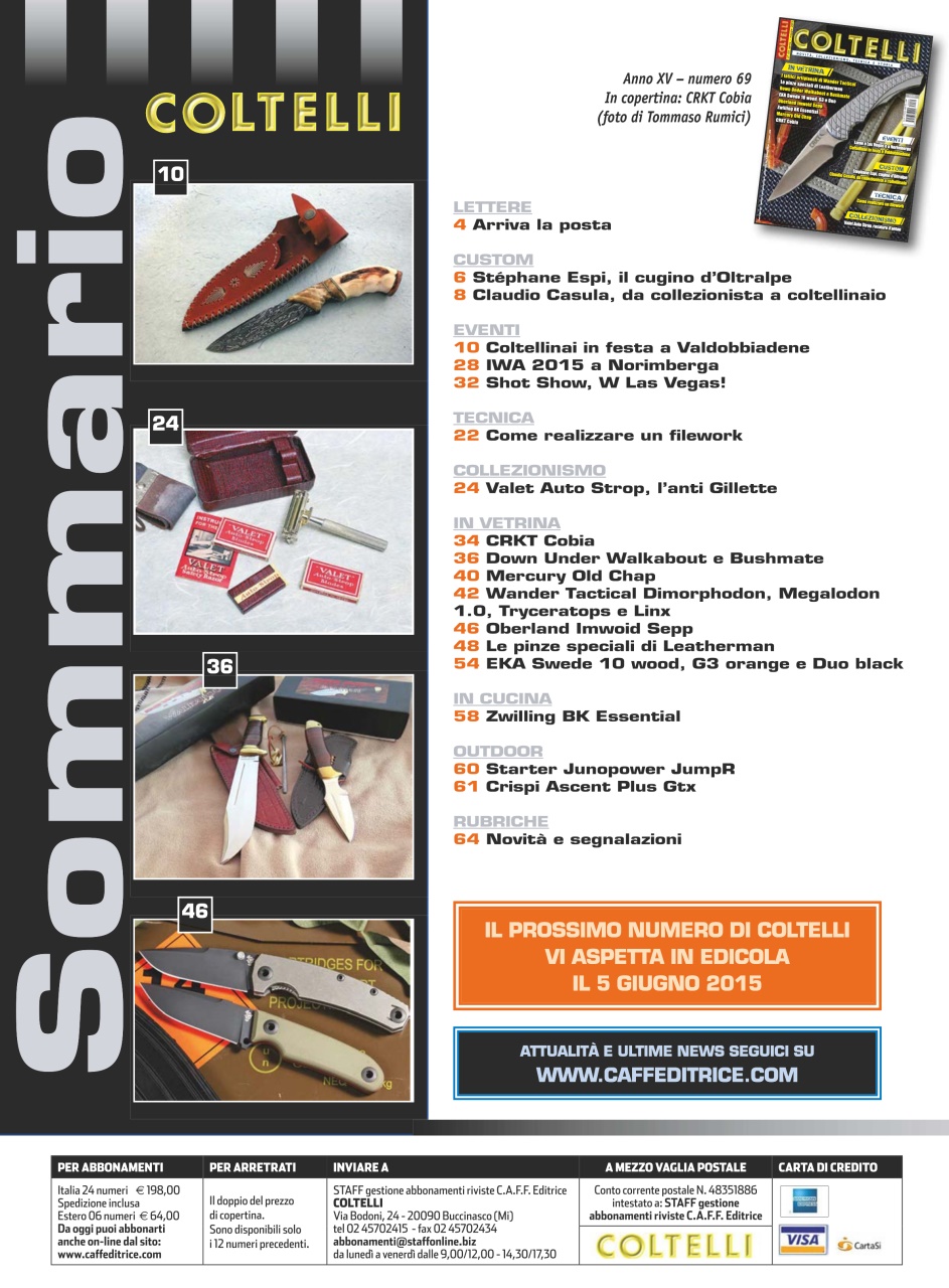 COLTELLI Preview Pages