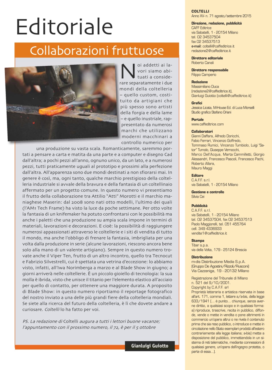 COLTELLI Preview Pages