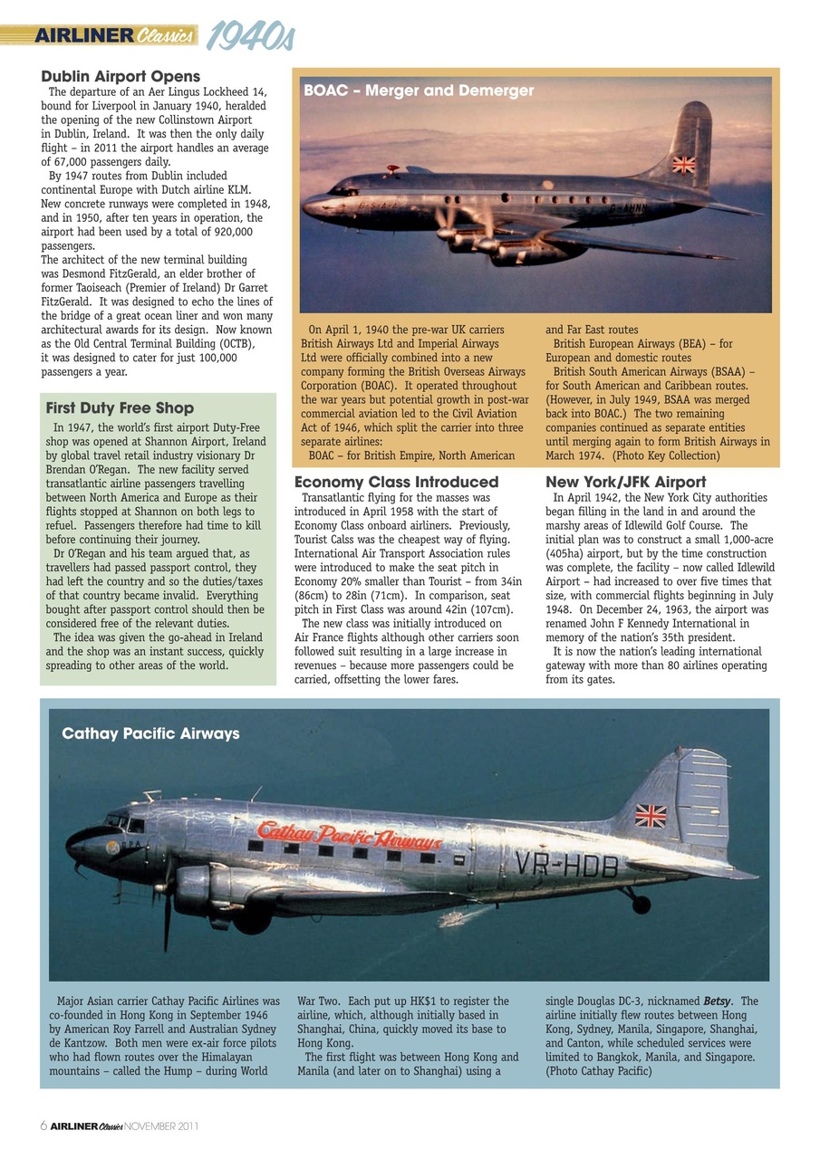 Airliner Classics Volume 3 Preview Pages