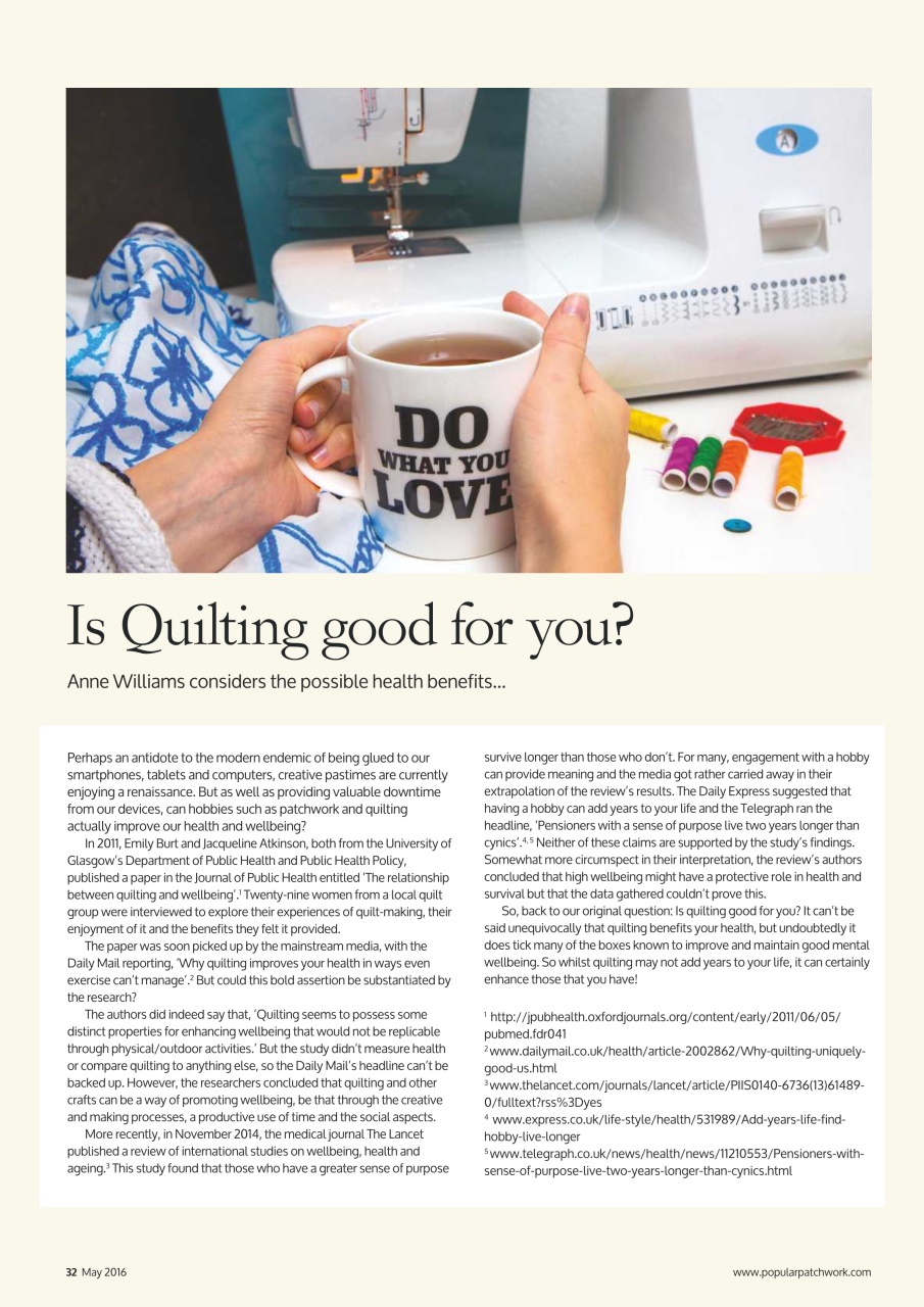 Popular Patchwork Magazine Preview Pages