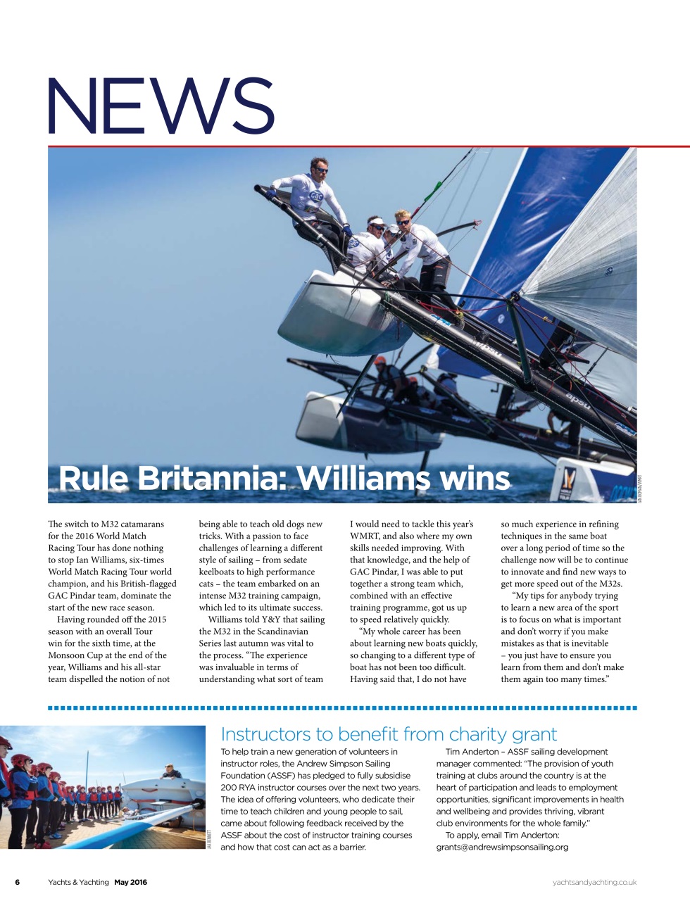 Yachts & Yachting Preview Pages