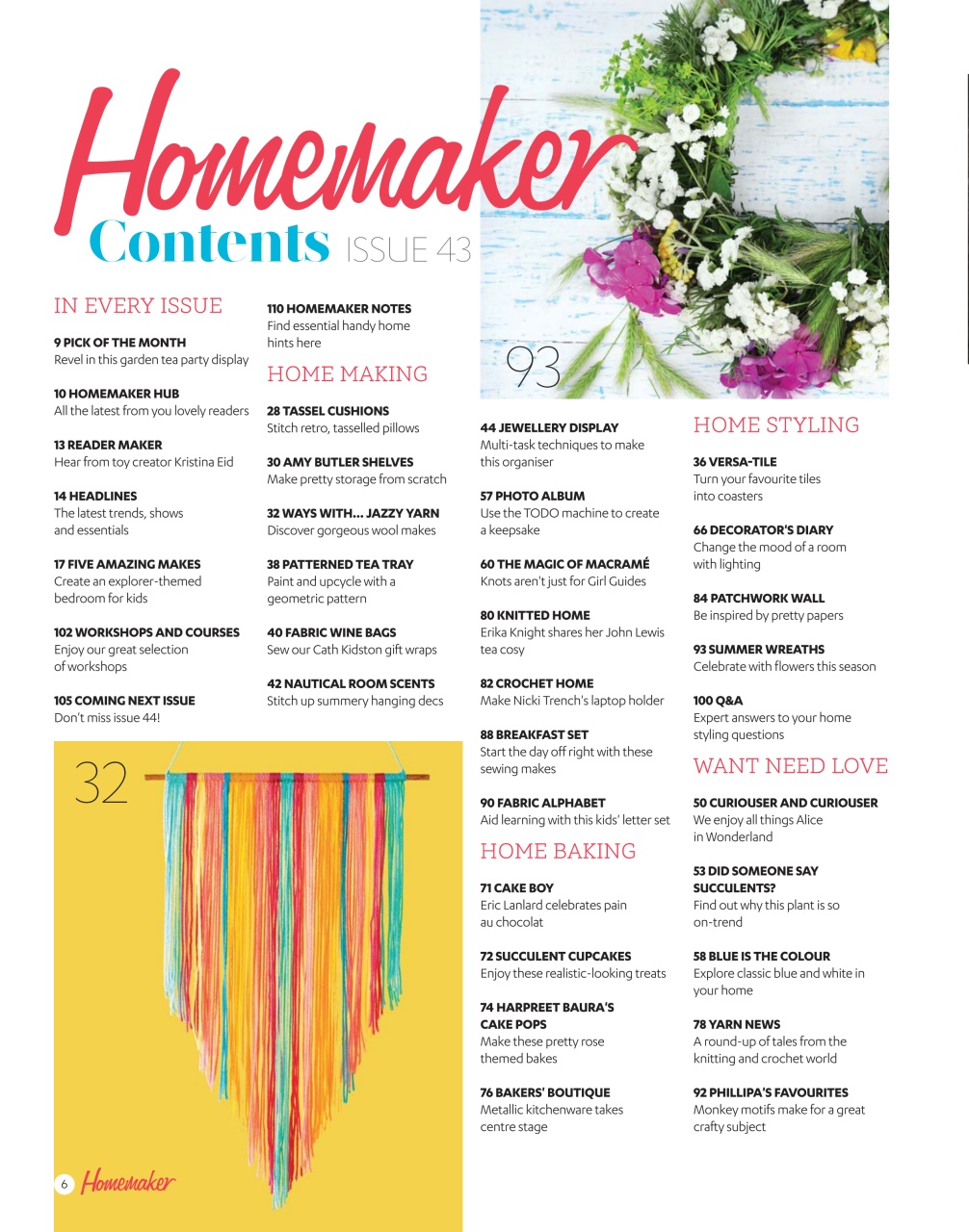 Homemaker Preview Pages