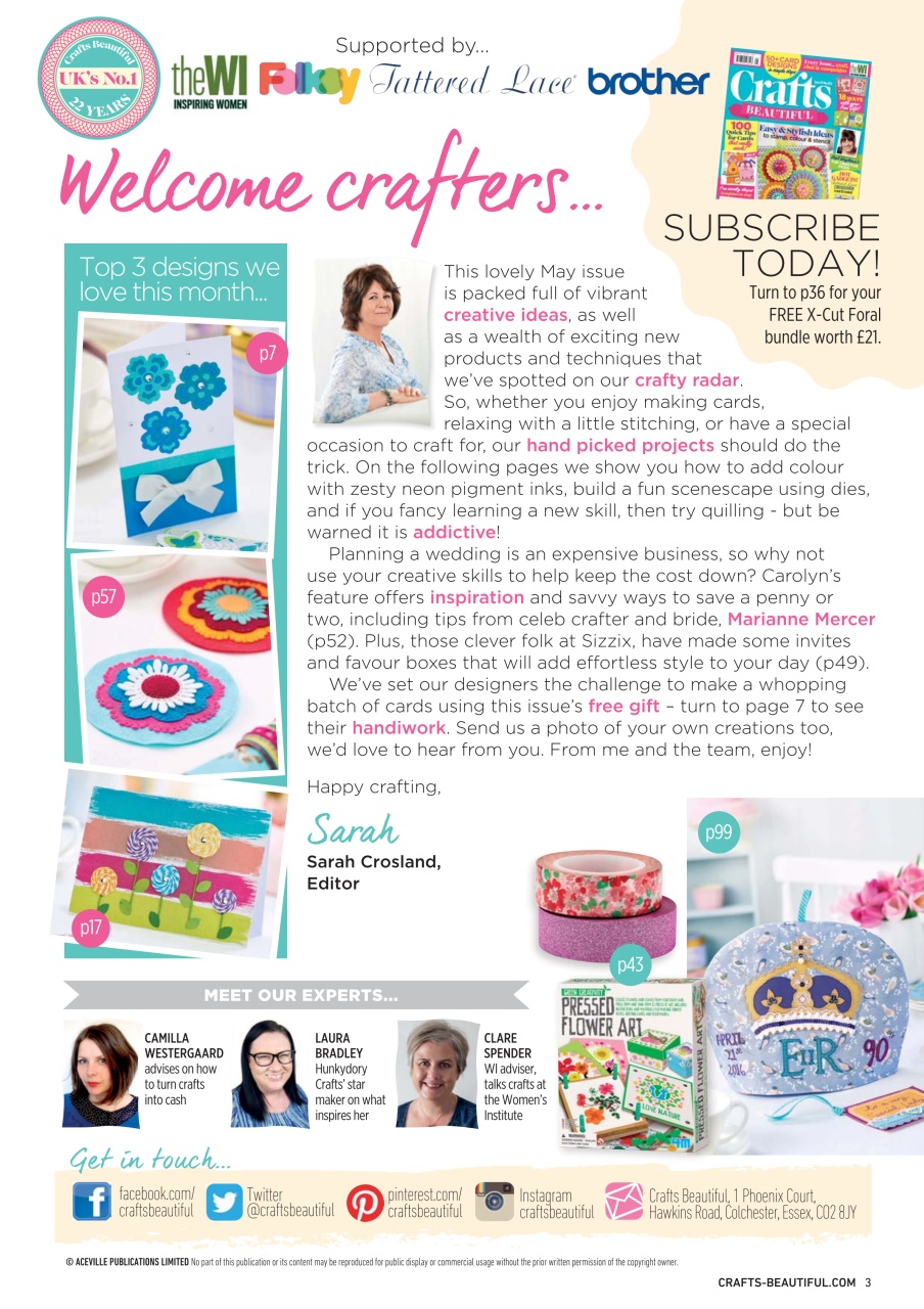 Crafts Beautiful Preview Pages