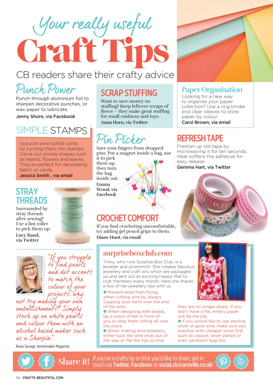 Crafts Beautiful Preview Pages